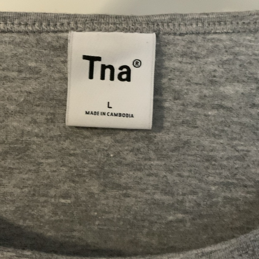 TNA Malibu long sleeve dress in grey - Picture 6 of 8
